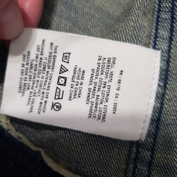 NEW Anthro Distressed Denim Jacket - Picture 12 of 12